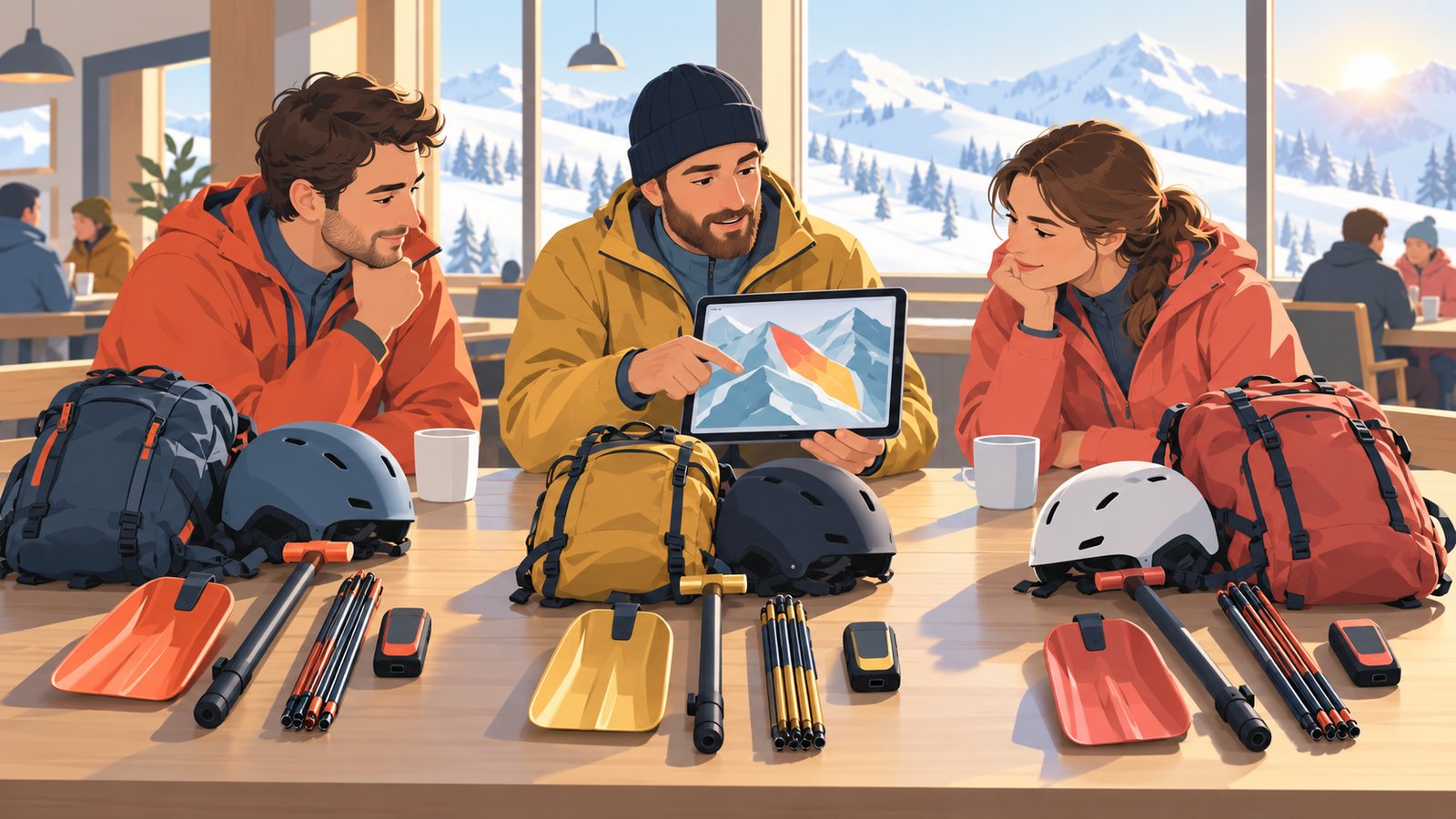 Иллюстрация к материалу: Лавинный прогноз рядом с Розой Хутор: как читать уровни опасности