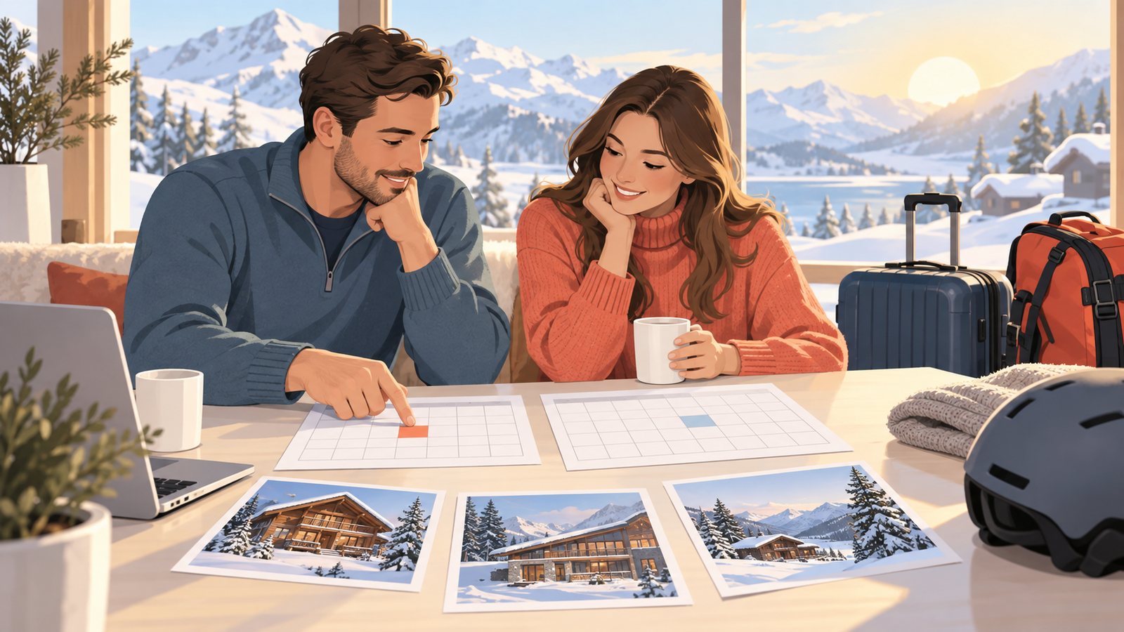 Иллюстрация к материалу: Декабрь, январь или март: как месяц поездки на Розу Хутор меняет смету