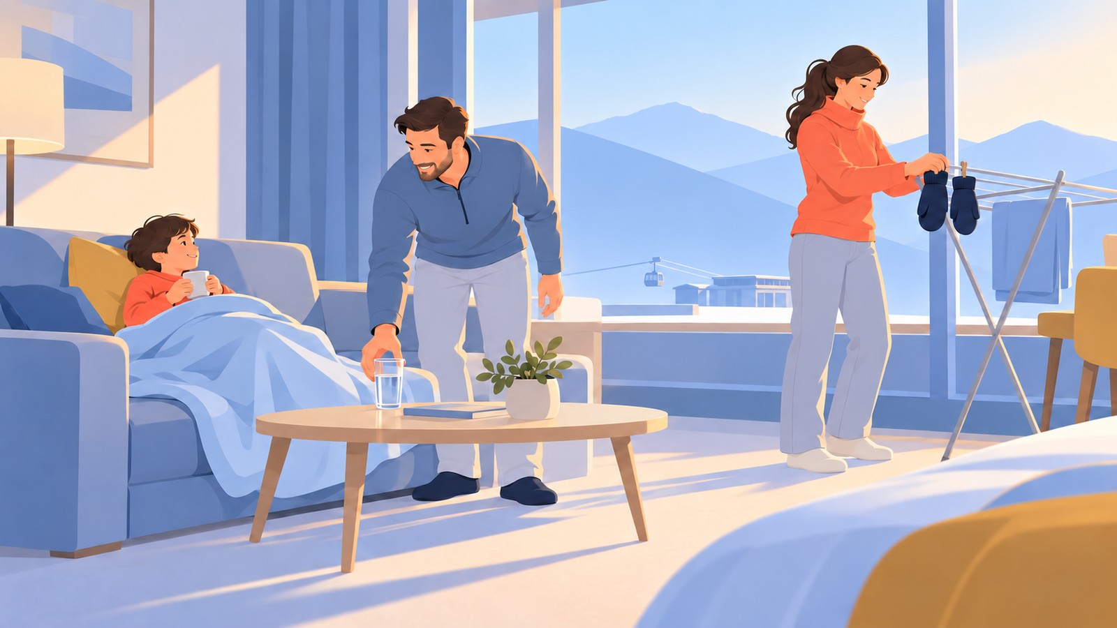 Иллюстрация к материалу: Живёте рядом со склоном на Розе Хутор: как устроить семейный день с детьми