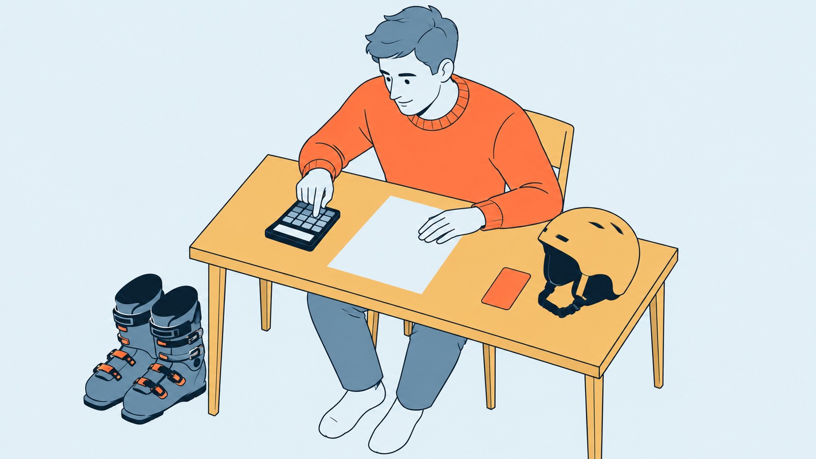 Иллюстрация к материалу: Как посчитать стоимость обучения с нуля на Розе: занятия, ски-пасс, прокат